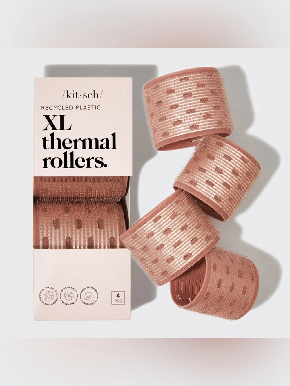 Lot of 2 New in Box Kitsch XL Thermal Rollers~8 Total~$28